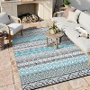 Acekool Outdoor Rug, Waterproof Foldable Reversible UV-Resistant Carpet for Patio, Deck, RV, Balcony, Easy Care - 3 of 4
