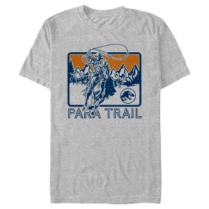 Men's Jurassic World: Dominion Para Trail Cowboy Lasso a Dinosaur T-Shirt - 1 of 4