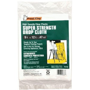 Frost King - Plastic - Drop Cloth - 9 ft. x 12 ft. x 0.47 mil - 1 Pack - 1 of 1