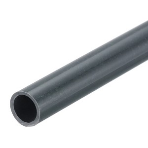 Unique Bargains PVC Water Plumb DIY Crafts High Impact Rigid Round Pipes 8" Length - 1 of 4