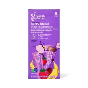 Berry Blend Frozen Smoothie Tubes - 12oz/6ct - Good & Gather™ - 1 of 3
