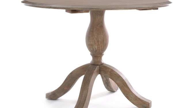Torino Traditional Dining Tables Rustic Brown - Linon, 2 of 18, play video