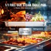 VEVOR 6 Pack Hotel Pans, Full Size Anti-Jam Steam Pan, 0.8mm Thick Stainless Steel Restaurant Steam Table Pan, 2.5-Inch Deep Commercial Table Pan - 4 of 4