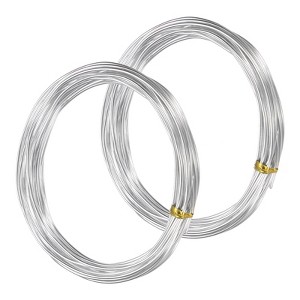 Unique Bargains Aluminum Flexible Anti-rust Bonsai Training Wire 2 Rolls - 1 of 3
