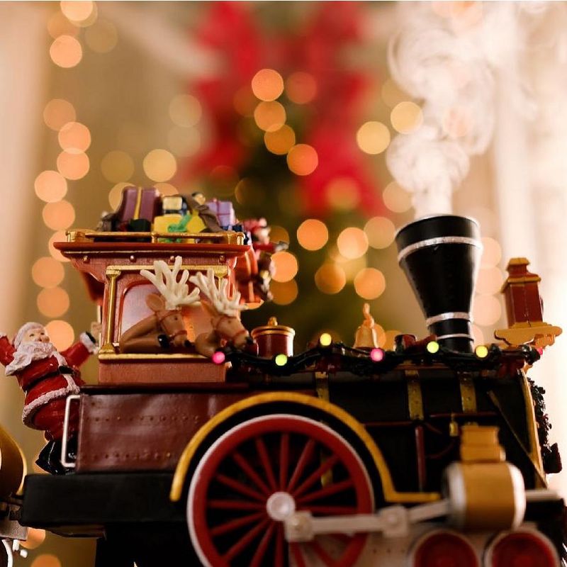 Mr. Christmas Animated LED Santa's Express Musical Train Christmas Decoration, 4 of 6