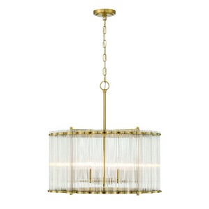 Eurofase Lighting Glasbury 6 - Light Chandelier in  Gold - 1 of 2