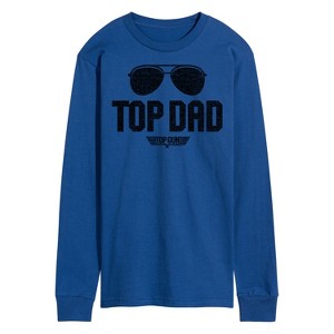 Men's - Top Gun - Top Dad Long Sleeve Graphic T-Shirt - 1 of 3