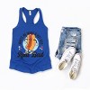 Simply Sage Market Me Wants A Hot Dog Real Bad Cartoon Racerback Tank - 4 of 4