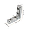 Unique Bargains Zinc Alloy Corner Connectors with M5 Screws for 3030 Series L-Shape Interior Joint Brackets - 2 of 4