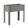 TUYOHW Elevated Raised Garden Bed with Legs,Solid Wood Planter Box for Outdoor Vegetables Herbs Flowers - 4 of 4