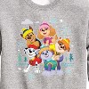Boys' - Paw Patrol - Paw Patrol Group With Icons Graphic Long Sleeve Fleece Sweatshirt - 2 of 4