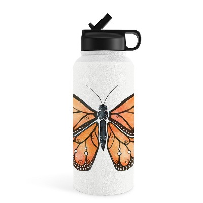 Avenie Wild Cheetah Collection 32 oz Water Bottle With Straw Lid - Society6