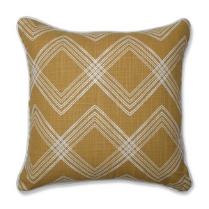 Colton Tuscan Mini Square Throw Pillow Yellow - Pillow Perfect