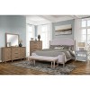 NicBex 17 inch Nightstand with 2 Drawers,Modern Side Table with  Finish and Wood Frame,Bedside Table for Bedroom,Living Room,Sand/Blue/White - 2 of 4