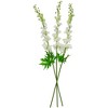 Northlight Real Touch™ White Delphinium Artificial Floral Stems, Set of 6 - 40" - 4 of 4