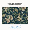 ARTPLAN Outdoor Chair Cushion,High Back Tufted Patio Cushion with Tie for Adirondack Rocker Chair,44"x21"x4",1 Count,Floral - 4 of 4