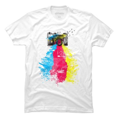 Men's Design By Humans CMYK Shoots By clingcling T-Shirt