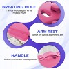 BestMassage Massage Bed Portable 2 Fold Massage Table with Towel Hanger Oil Pouch Half & Round Bolsters - 3 of 4