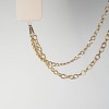 Hello Lux Mixed Metal Link Chain Phone Crossbody Strap - Gold - 3 of 4