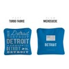 Skip's Garage | Gameday Detroit Football Synergy Pro Blue Cornhole Bags (Set of 4) - 2 of 4