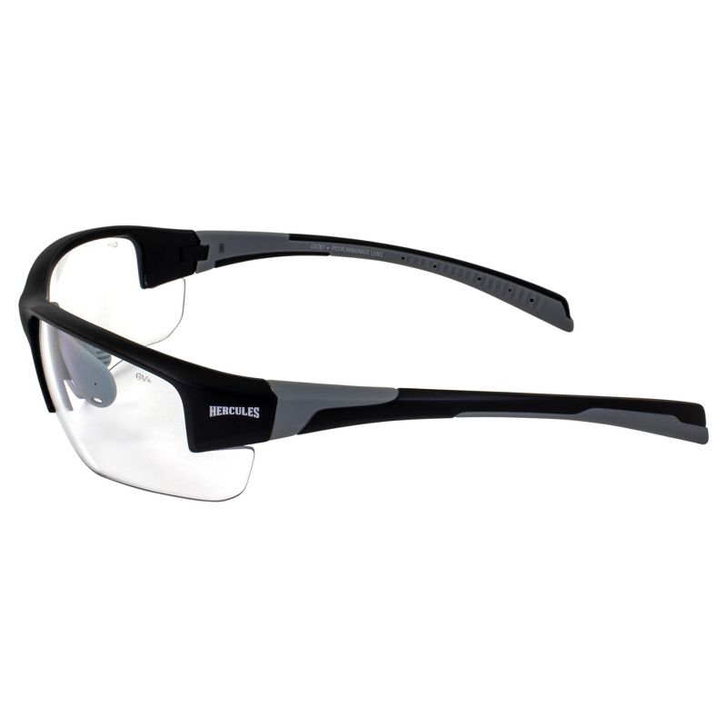 Global Vision Hercules 7 24 Safety Cycling & Tennis Sunglasses with +2.5 Bifocal Clear to Smoke Sunlight Reactive Lenses, 2 of 8