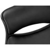 Office Chair, Adjustable Height, Swivel, Ergonomic, Armrests, Computer Desk, Work, Black Leather Look, Black Metal - 4 of 4