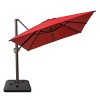 Crestlive Products 10'x 13' Patio cantilever Umbrella with Base Set High-strength Aluminum Pole with 360°Rotation 5 Heights Adjustable - 2 of 4