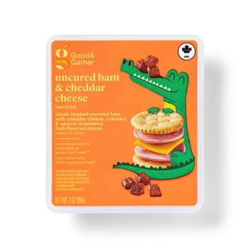 Uncured Ham & Cheddar Cheese Lunch Kit - 3oz - Good & Gather™