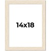 PosterPalooza | 14x18 Wide Barnwood Picture Frame, UV Acrylic, 6 Finishes - Grey, Brown, White, and Black - 2 of 4