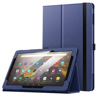 SaharaCase Bi-Fold Folio Case for Amazon Fire HD 10 (2021) Blue (TB00116)