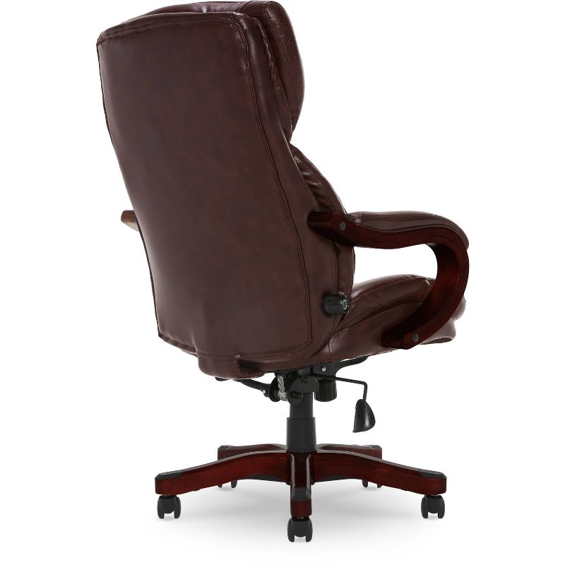 Big & Tall Executive Chair Redwood Leather - Serta, 5 of 24