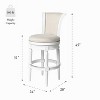 Maven Lane Pullman Swivel Bar Stool with Fabric Upholstery 31" - 3 of 4