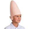Skeleteen Alien Cone Bald Head - Weird Halloween Costume Accessory Egg Shaped Heads Props for Men Women Boys and Girls - 2 of 4
