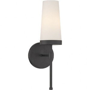 Savoy House Haynes 1 - Light Wall Light in  Matte Black - 1 of 3