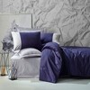 SUSSEXHOME Solid Collection Black Gray Gentleman Duvet Cover Set, Duvet Cover, 1 Duvet Cover, 1 Fitted Sheet and 2 Pillowcases - 2 of 4