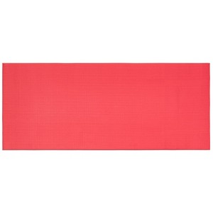The Lakeside Collection Solid Color Kitchen Runner Rug Scarlet Red - 1 of 1