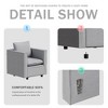 LIVAREEmlen Decorative Chair,Comfortable Gray Single Sofa Chair,Modern Comfortable Sofa Chair In Bedroom/Corner/Reading Room - 3 of 4
