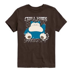 Boys' - Pokémon - Snorlax Chill Vibes Short Sleeve Graphic T-Shirt - 1 of 4