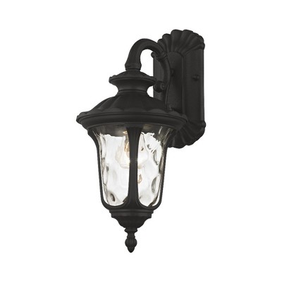 Livex Lighting Oxford 1 - Light Wall Light in  Textured Black