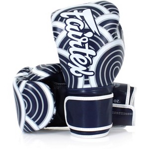 Fairtex BGV14BLU Japanese Art - The Wave Of Kanagawa 1829 Muay Thai Boxing Glove - 1 of 4