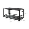 REPTI ZOO 40 Gallon Reptile Glass Terrarium, Double Hinge Door with Screen Ventilation Reptile Terrarium 36" x 18" x 18" - 3 of 4