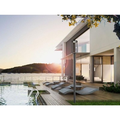 Z-Lite Leland 1 - Light Post Light in  Sand Black