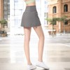 Anna-Kaci Active Women's High Waist Athletic Skort with Side Drawdtring and Back Pocket - 4 of 4
