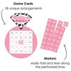 Big Dot of Happiness Last Rodeo - Bar Bingo Cards and Markers - Pink Cowgirl Bachelorette Party Shaped Bingo Game - Set of 18 - 2 of 4
