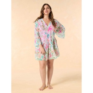 Coco Reef Enchant Cover Up, M, 110-Ivory - 1 of 4
