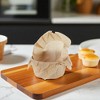 Unique Bargains Basque Style Fluted Edge Disposable Baking Cups Greaseproof Paper Khaki 3.54"x1.69" 50 Pcs - 2 of 4