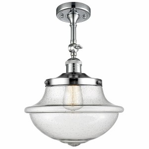 Oxford - 1 Light Adjustable Semi-Flush Mount In Traditional Style-15.5 Inches Tall and 11.75 Inches Wide - 1 of 1