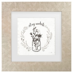 Trademark Fine Art - Janelle Penner Our Nest VIII Stay Awhile Matted Framed Art - 1 of 4