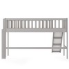 Sapphtopaz Wood High Loft Bed with Ladder and Slide, Loft Bed with Space-Saving Design for Kids, Teens & Gamers - 4 of 4