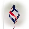 38" Metal Wind Spinner with Shepherds Hook Red/Blue/White - Alpine Corporation - 3 of 4